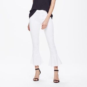 Mother Denim Cha Cha Fray in white sz 25